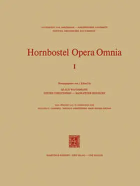 Wachsmann / Christensen / Reinecke | Hornbostel Opera Omnia | E-Book | www.sack.de