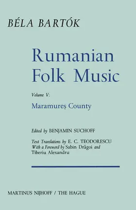Bartok / Suchoff |  Rumanian Folk Music | Buch |  Sack Fachmedien
