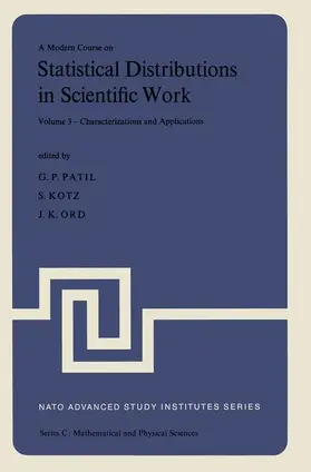 Patil / Kotz / Ord |  A Modern Course on Statistical Distributions in Scientific Work | Buch |  Sack Fachmedien