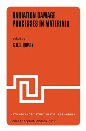 Dupuy | Radiation Damage Processes in Materials | Buch | 978-94-010-1916-3 | www.sack.de