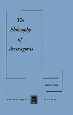 Cleve | The Philosophy of Anaxagoras | E-Book | sack.de