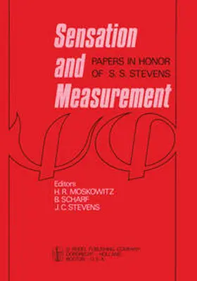 Moskowitz / Scharf / Stevens | Sensation and Measurement | E-Book | www.sack.de