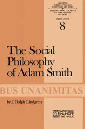 Lindgren |  The Social Philosophy of Adam Smith | eBook | Sack Fachmedien