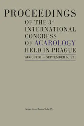Daniel / Rosický |  Proceedings of the 3rd International Congress of Acarology | eBook | Sack Fachmedien