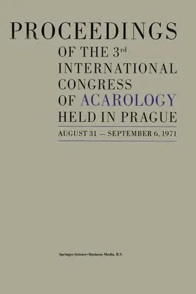 Daniel / Rosický |  Proceedings of the 3rd International Congress of Acarology | Buch |  Sack Fachmedien