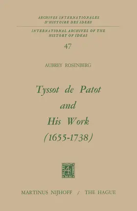Rosenberg | Tyssot De Patot and His Work 1655 - 1738 | Buch | 978-94-010-2757-1 | www.sack.de