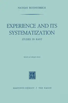 Rotenstreich |  Experience and its Systematization | eBook | Sack Fachmedien