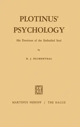 Blumenthal | Plotinus' Psychology | Buch | 978-94-010-2991-9 | www.sack.de