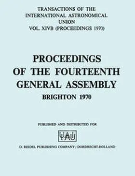 de Jager / Jappel | Transactions of the International Astronomical Union | E-Book | sack.de
