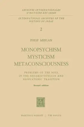 Merlan |  Monopsychism Mysticism Metaconsciousness | eBook | Sack Fachmedien