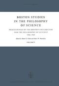 Wartofsky / Cohen |  Boston Studies in the Philosophy of Science | Buch |  Sack Fachmedien