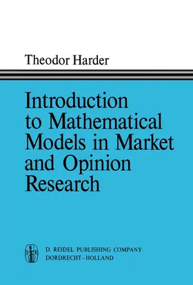 Harder |  Introduction to Mathematical Models in Market and Opinion Research | Buch |  Sack Fachmedien
