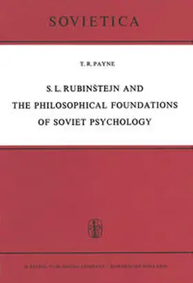 Payne | S. L. Rubinštejn and the Philosophical Foundations of Soviet Psychology | E-Book | sack.de