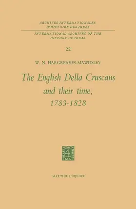 Hargreaves-Mawdsley | The English Della Cruscans and Their Time, 1783-1828 | Buch | 978-94-010-3496-8 | www.sack.de
