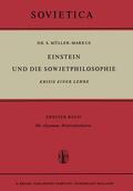Müller-Markus |  Einstein und die Sowjetphilosophie | Buch |  Sack Fachmedien