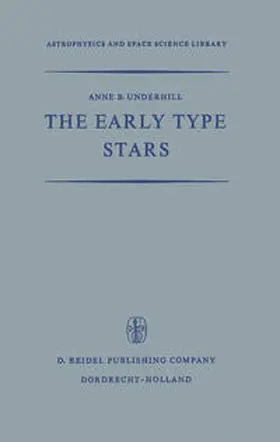 Underhill |  The Early Type Stars | eBook | Sack Fachmedien