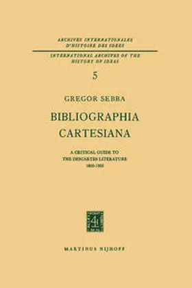 Sebba |  Bibliographia Cartesiana | eBook | Sack Fachmedien