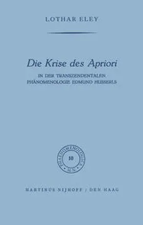 Eley |  Die Krise des Apriori | eBook | Sack Fachmedien