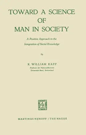 Kapp | Toward a Science of Man in Society | E-Book | www.sack.de