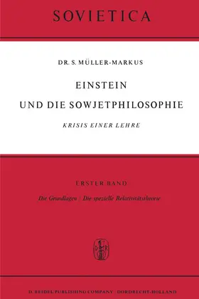 Müller-Markus |  Einstein und Die Sowjetphilosophie | Buch |  Sack Fachmedien