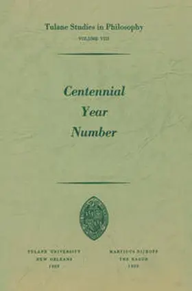 Feibleman / Morrison / Reck |  Centennial Year Number | eBook | Sack Fachmedien