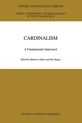 Hagen / Allais | Cardinalism | Buch | 978-94-010-4384-7 | sack.de