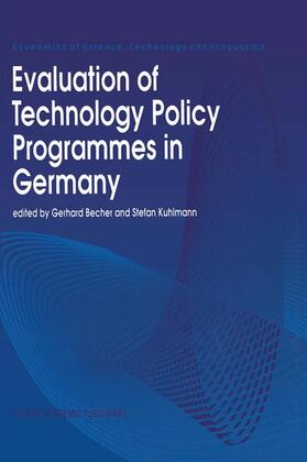 Kuhlmann / Becher | Evaluation of Technology Policy Programmes in Germany | Buch | 978-94-010-4428-8 | sack.de