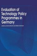 Kuhlmann / Becher |  Evaluation of Technology Policy Programmes in Germany | Buch |  Sack Fachmedien