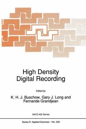 Buschow / Grandjean / Long |  High Density Digital Recording | Buch |  Sack Fachmedien