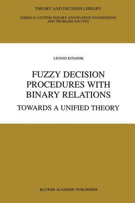 Kitainik | Fuzzy Decision Procedures with Binary Relations | Buch | 978-94-010-4866-8 | sack.de