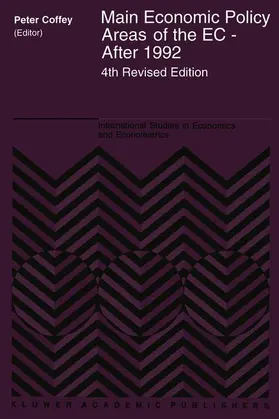 Coffey |  Main Economic Policy Areas of the EC - After 1992 | Buch |  Sack Fachmedien