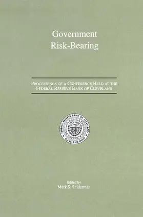 Sniderman |  Government Risk-Bearing | Buch |  Sack Fachmedien