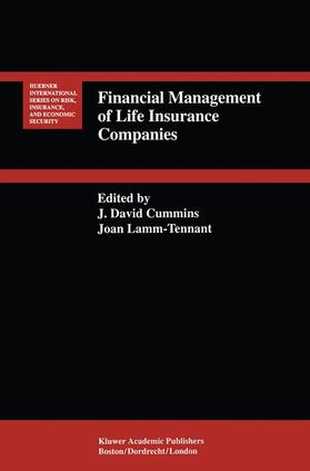 Lamm-Tennant / Cummins | Financial Management of Life Insurance Companies | Buch | 978-94-010-4979-5 | sack.de