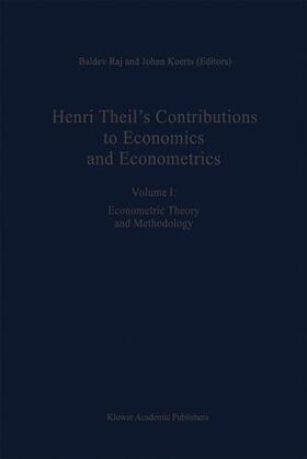 Koerts / Raj | Henri Theil¿s Contributions to Economics and Econometrics | Buch | 978-94-010-5124-8 | sack.de