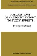 Rodabaugh / Höhle / Klement |  Applications of Category Theory to Fuzzy Subsets | Buch |  Sack Fachmedien