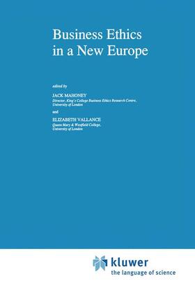 Vallance / Mahoney |  Business Ethics in a New Europe | Buch |  Sack Fachmedien