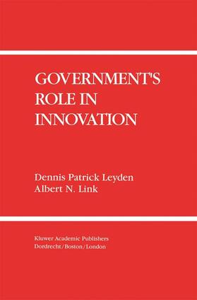 Link / Leyden | Government¿s Role in Innovation | Buch | sack.de