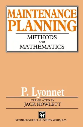 Lyonnet |  Maintenance Planning | Buch |  Sack Fachmedien