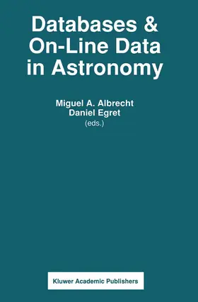 Albrecht / Egret |  Databases & On-line Data in Astronomy | Buch |  Sack Fachmedien