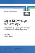 Nerhot |  Legal Knowledge and Analogy | Buch |  Sack Fachmedien