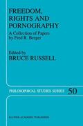 Russell |  Freedom, Rights And Pornography | Buch |  Sack Fachmedien