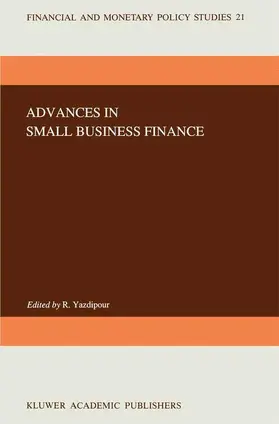 Yazdipour | Advances in Small Business Finance | Buch | 978-94-010-5532-1 | sack.de