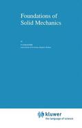 Karasudhi |  Foundations of Solid Mechanics | Buch |  Sack Fachmedien