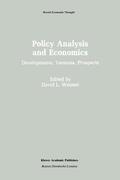 Weimer |  Policy Analysis and Economics | Buch |  Sack Fachmedien