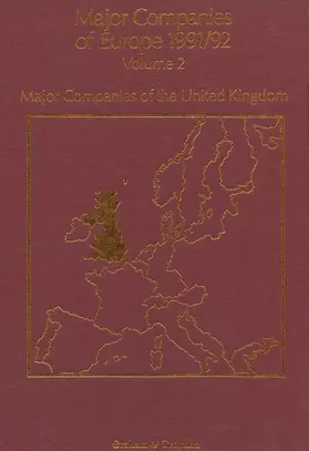 Forsyth |  Major Companies of Europe 1991/92 | Buch |  Sack Fachmedien
