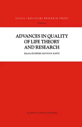 Rahtz / Diener | Advances in Quality of Life Theory and Research | Buch | 978-94-010-5859-9 | sack.de