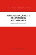 Rahtz / Diener |  Advances in Quality of Life Theory and Research | Buch |  Sack Fachmedien