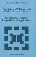 Srivastava / RASSIAS |  Analytic and Geometric Inequalities and Applications | Buch |  Sack Fachmedien