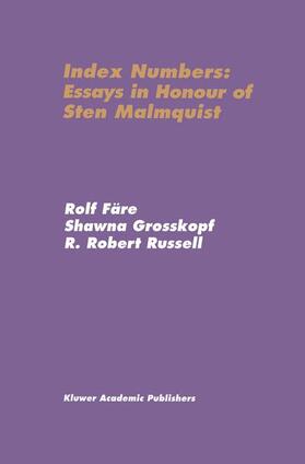 Färe / Russell / Grosskopf | Index Numbers: Essays in Honour of Sten Malmquist | Buch | 978-94-010-6035-6 | sack.de