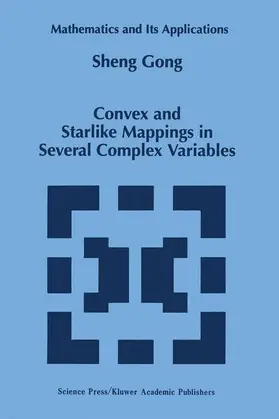  Convex and Starlike Mappings in Several Complex Variables | Buch |  Sack Fachmedien